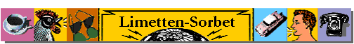 Limetten-Sorbet